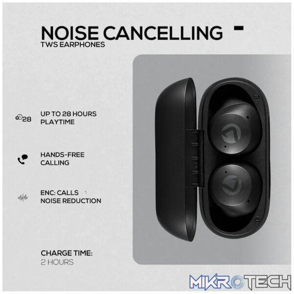 Volkano Pisces 2.0 Series TWS Earphones - Black - Image 7