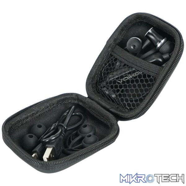 Volkano Pod Series Earphone Case - Black Volkano Pod Series Earphone Case - Black