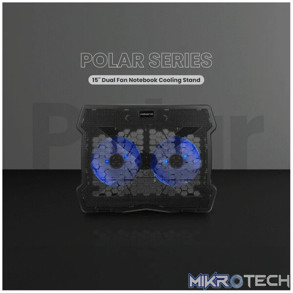 Volkano Polar Series 15 inch Dual Fan Notebook Cooling Stand - Image 2