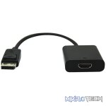 Volkano Port Series DisplayPort to 4K HDMI Converter 10cm - Black - Image 2