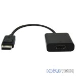 Volkano Port Series DisplayPort to 4K HDMI Converter 10cm - Black