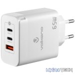 Volkano Potent Trio 65w GaN 3 Port Wall Charger