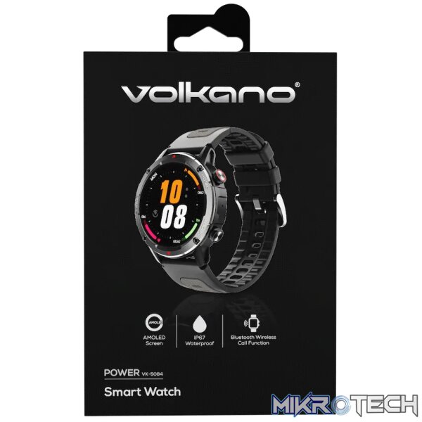 Volkano Power Series Smart Watch - Black - Image 2