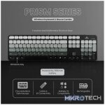 Volkano Prism Series Bluetooth Wireless Keyboard and Mouse - Grey - Image 3