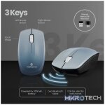 Volkano Prism Series Bluetooth Wireless Keyboard and Mouse - Grey - Image 4