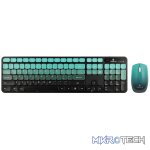 Volkano Prism Series Bluetooth Wireless Keyboard and Mouse - Teal - Image 2