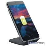 Volkano Pylon Series Upright Fast Wireless Charger - Black - Image 2