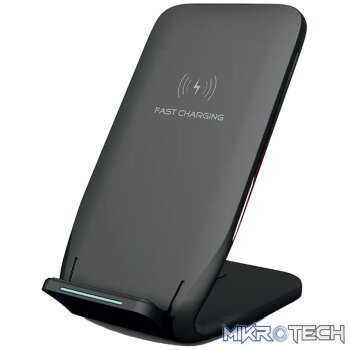 Volkano Pylon Series Upright Fast Wireless Charger - Black