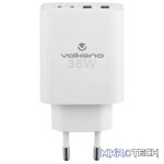 Volkano Quad Series 2x PD USB-C 2x USB-A 3a Wall Charger - Image 2