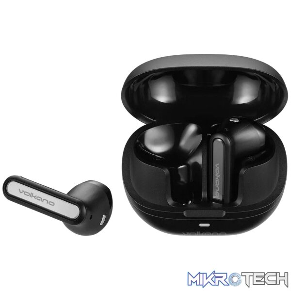 Volkano QuietFit - TWS Earphones with ANC & ENC- Black - Image 2