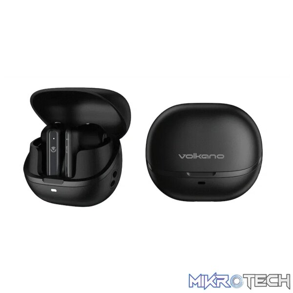 Volkano QuietFit - TWS Earphones with ANC & ENC- Black - Image 3