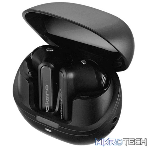 Volkano QuietFit - TWS Earphones with ANC & ENC- Black - Image 5