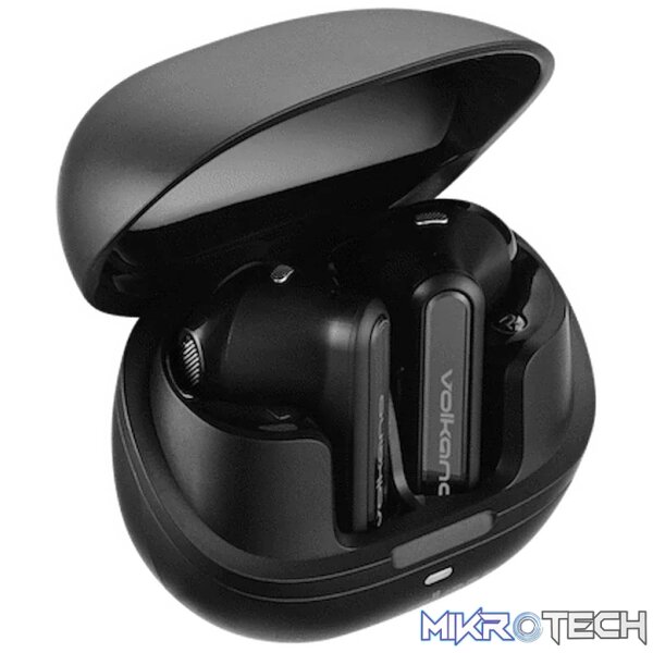 Volkano QuietFit - TWS Earphones with ANC & ENC- Black - Image 7