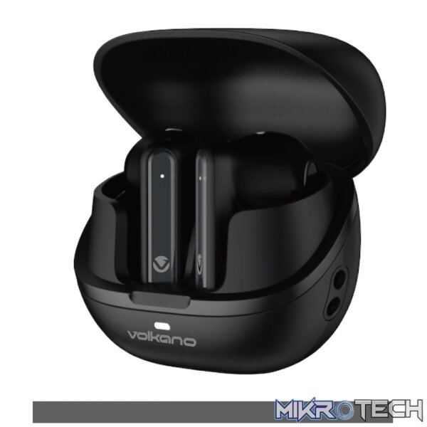 Volkano QuietFit - TWS Earphones with ANC & ENC- Black Volkano QuietFit - TWS Earphones with ANC & ENC- Black