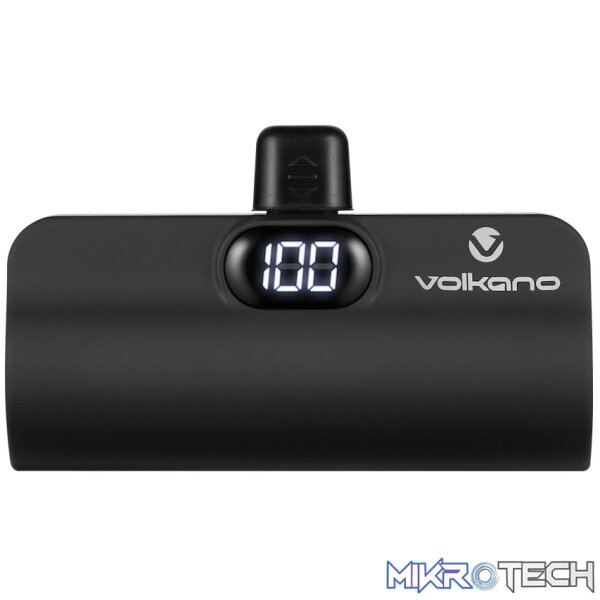 Volkano Relief Pro Power Bank - 5000mAh Type-C Direct Plug-In Volkano Relief Pro Power Bank - 5000mAh Type-C Direct Plug-In