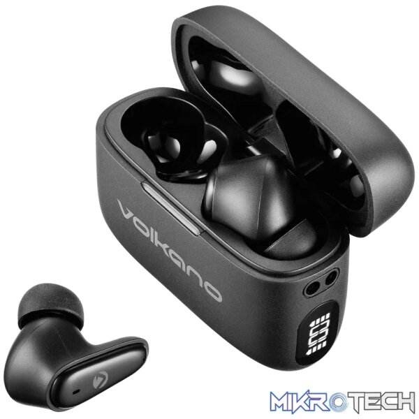 Volkano Revive Series TWS Earphones - Black - Image 2