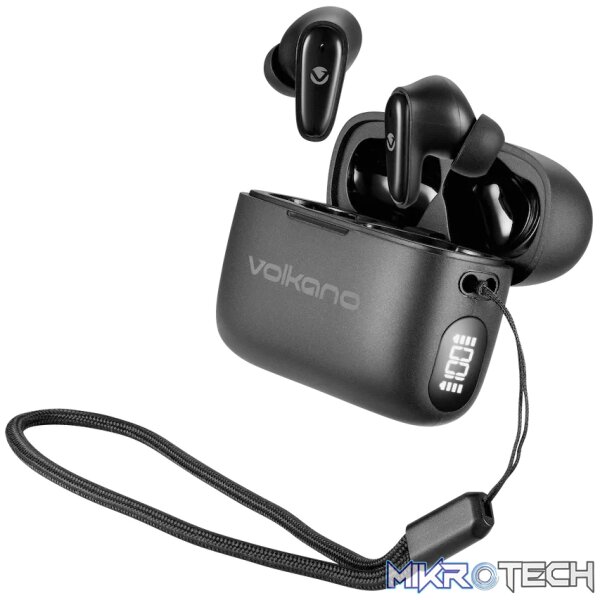 Volkano Revive Series TWS Earphones - Black - Image 4