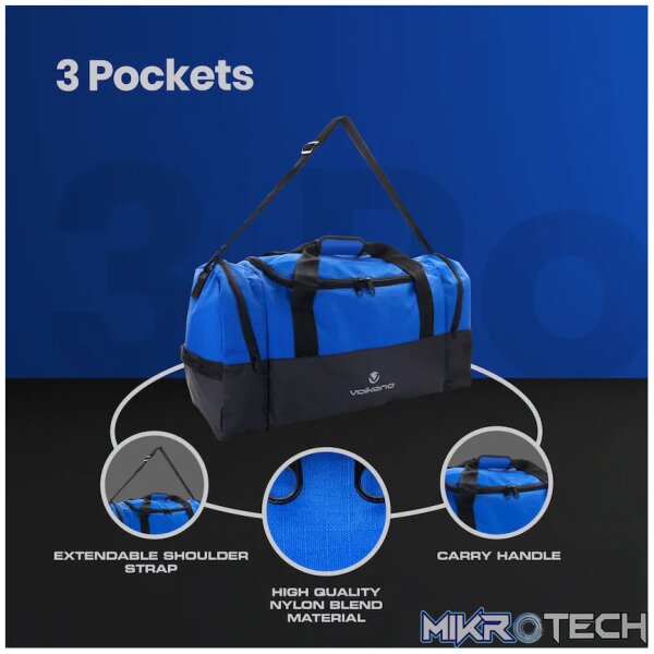 Volkano Rhodes 70l Duffle - Blue - Image 11