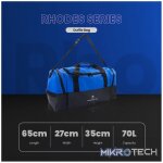 Volkano Rhodes 70l Duffle - Blue - Image 13