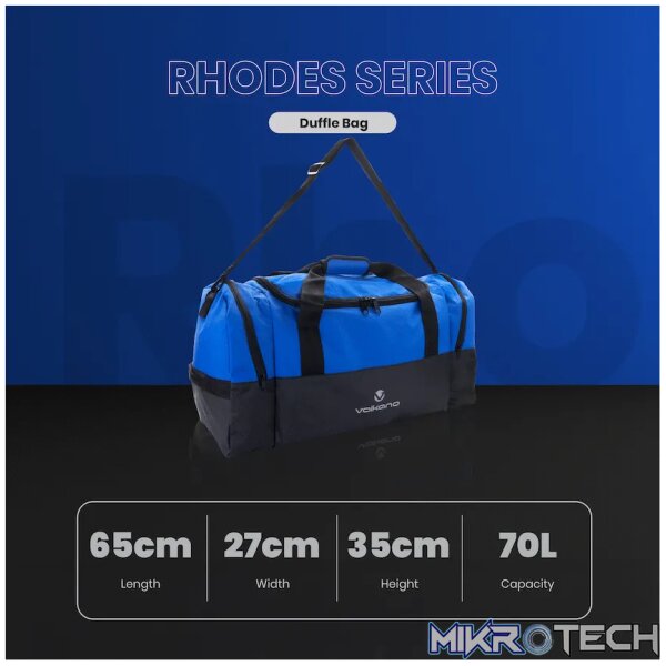 Volkano Rhodes 70l Duffle - Blue - Image 13