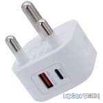 Volkano Robust Series 3-Pin SA to 20w PD + QC 3.0 Wall Charger - Image 3