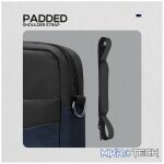 Volkano Seismic 15.6 inch Laptop Shoulder Bag Blk/Nvy - Image 7