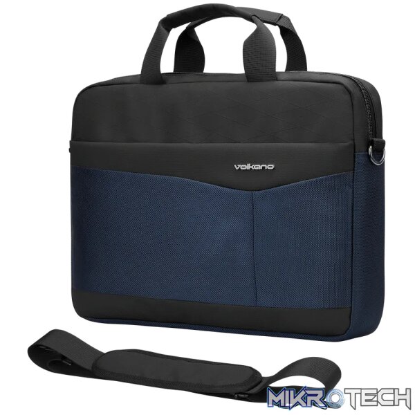 Volkano Seismic 15.6 inch Laptop Shoulder Bag Blk/Nvy Volkano Seismic 15.6 inch Laptop Shoulder Bag Blk/Nvy