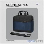 Volkano Seismic 15.6 inch Laptop Shoulder Bag Blk/Nvy - Image 9