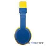 Volkano Sidekick Series Wired Kiddies Headphones with Share Port - Yellow/Blue - Image 2