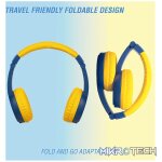 Volkano Sidekick Series Wired Kiddies Headphones with Share Port - Yellow/Blue - Image 12