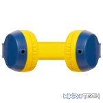 Volkano Sidekick Series Wired Kiddies Headphones with Share Port - Yellow/Blue - Image 3