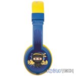 Volkano Sidekick Series Wired Kiddies Headphones with Share Port - Yellow/Blue - Image 4