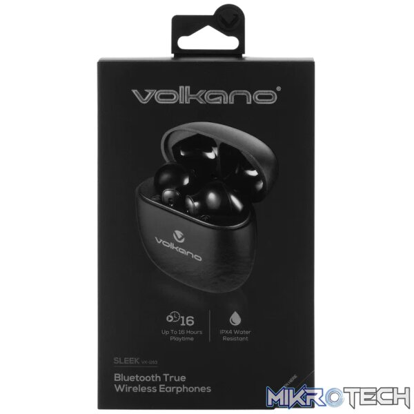 Volkano Sleek Series TWS Earphones - Black - Image 14