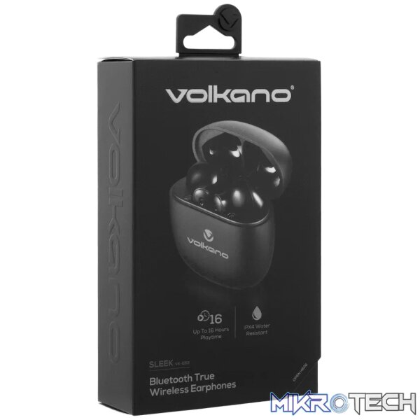 Volkano Sleek Series TWS Earphones - Black - Image 15