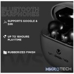 Volkano Sleek Series TWS Earphones - Black - Image 7