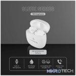 Volkano Sleek Series TWS Earphones - White - Image 11