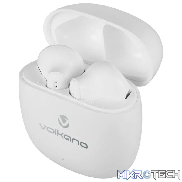 Volkano Sleek Series TWS Earphones - White - Image 10