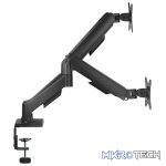 Volkano Steel Series Full Motion Dual Monitor Desk Mount 17 inch - 32 inch - Image 2