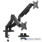 Volkano Steel Series Full Motion Dual Monitor Desk Mount 17 inch - 32 inch