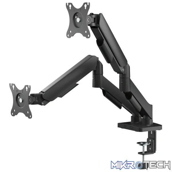 Volkano Steel Series Full Motion Dual Monitor Desk Mount 17 inch - 32 inch - Image 3