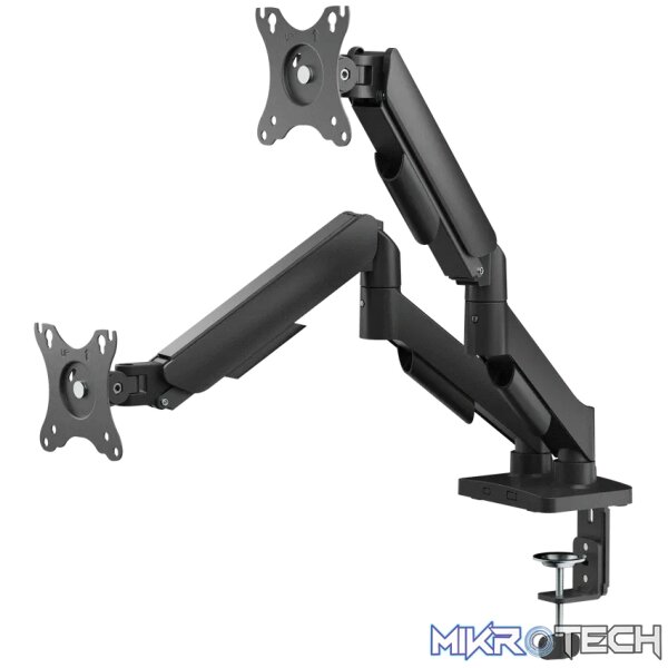 Volkano Steel Series Full Motion Dual Monitor Desk Mount 17 inch - 32 inch - Image 5