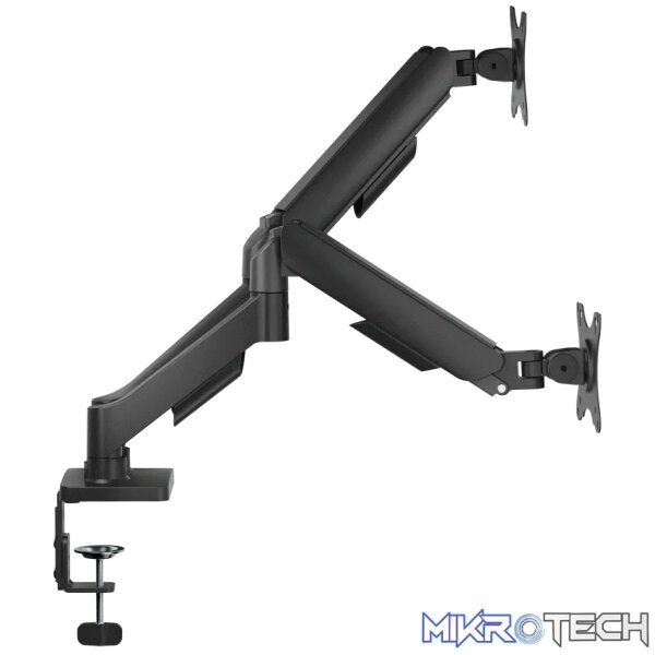 Volkano Steel Series Full Motion Dual Monitor Desk Mount 17 inch - 32 inch - Image 8