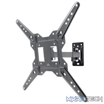 Volkano Steel Series Full Motion Single Arm TV Wall Mount for 23 inch-55 inch TVs