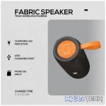 Volkano Stun 2.0 Series Bluetooth Speaker - Black - Image 5