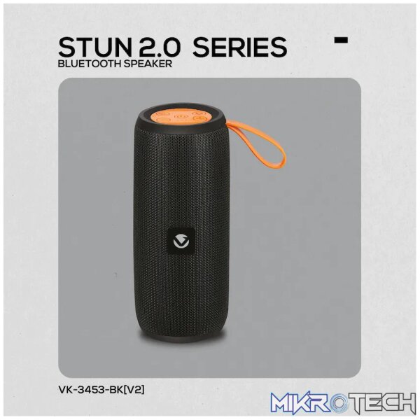 Volkano Stun 2.0 Series Bluetooth Speaker - Black - Image 8