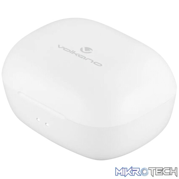 Volkano Taurus Series 2.0 True Wireless Earphones - White - Image 2