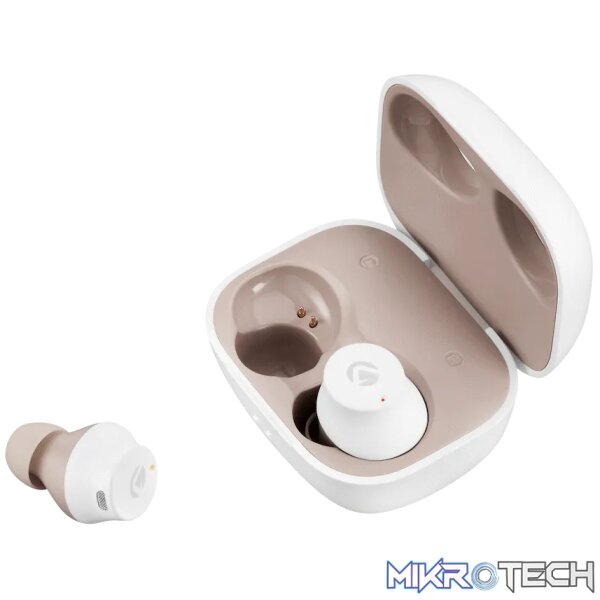 Volkano Taurus Series 2.0 True Wireless Earphones - White - Image 3