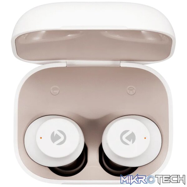 Volkano Taurus Series 2.0 True Wireless Earphones - White - Image 4