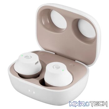 Volkano Taurus Series 2.0 True Wireless Earphones - White