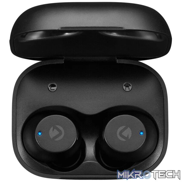 Volkano Taurus Series 2.0 True Wireless Earphones with Charging Case - Black - Image 4